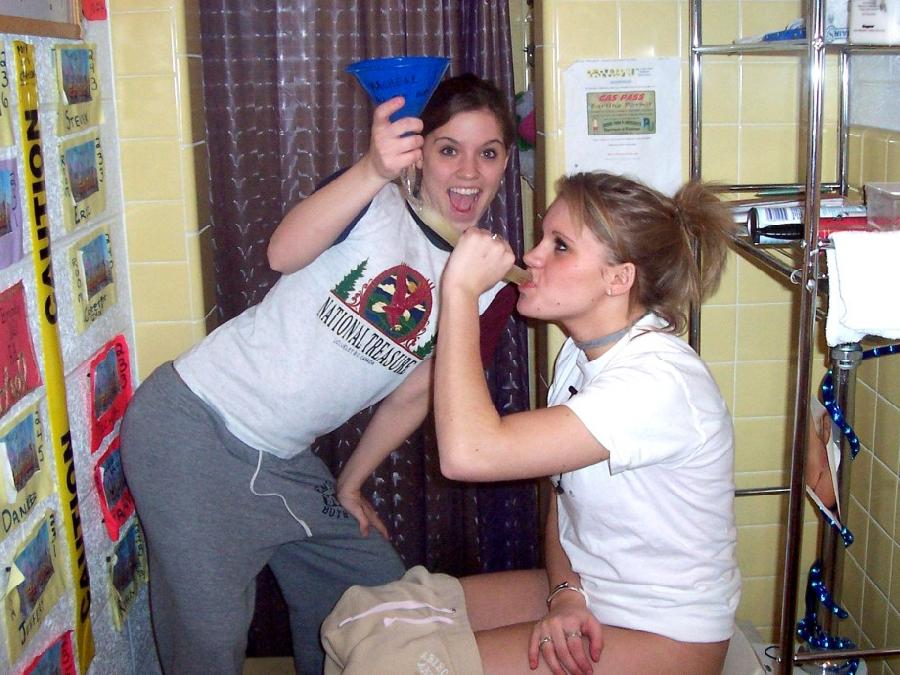 Crazy girls on toilet - 24