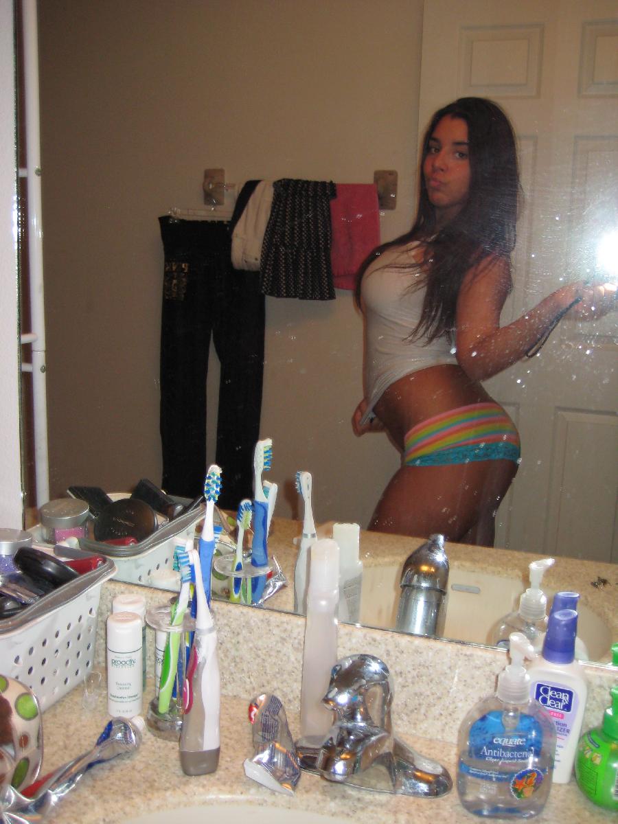 Latina girl showing tits  - 24