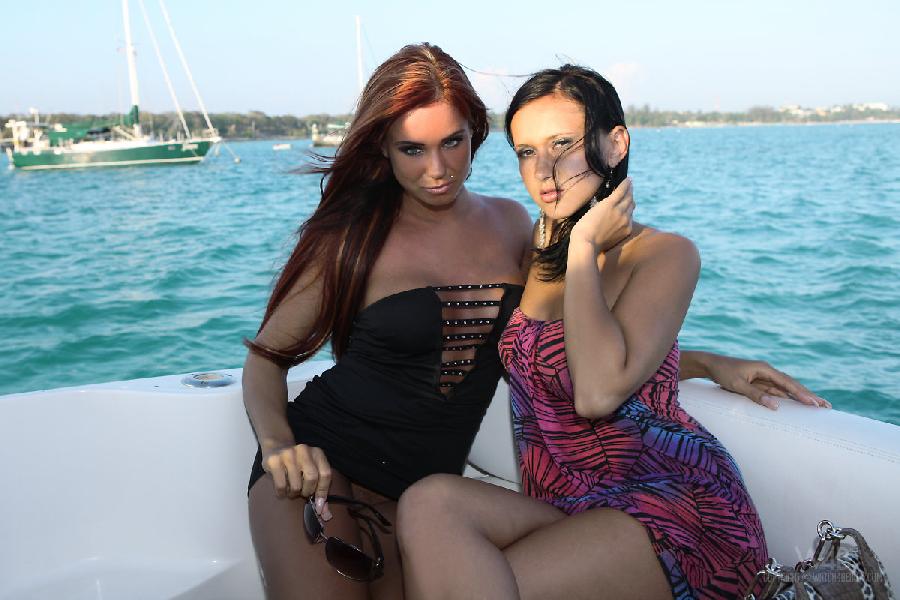 Ashley Bulgari with friend on a yacht - 2