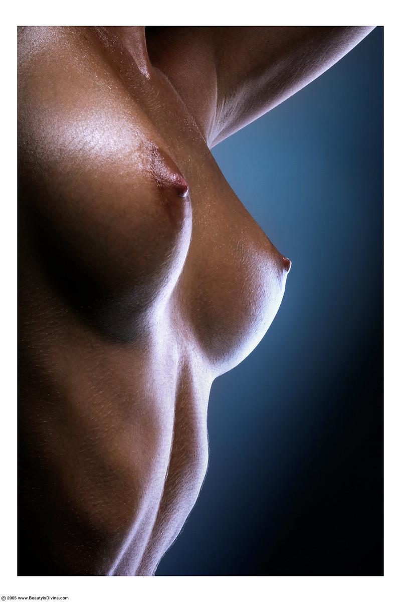 Gaudy set of tits on hot brunette - Nella - 4