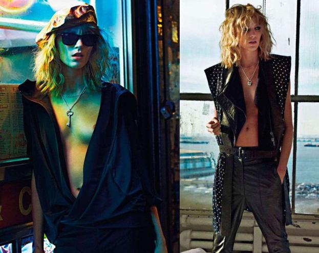 Anja Rubik and her tits in Vogue - 12