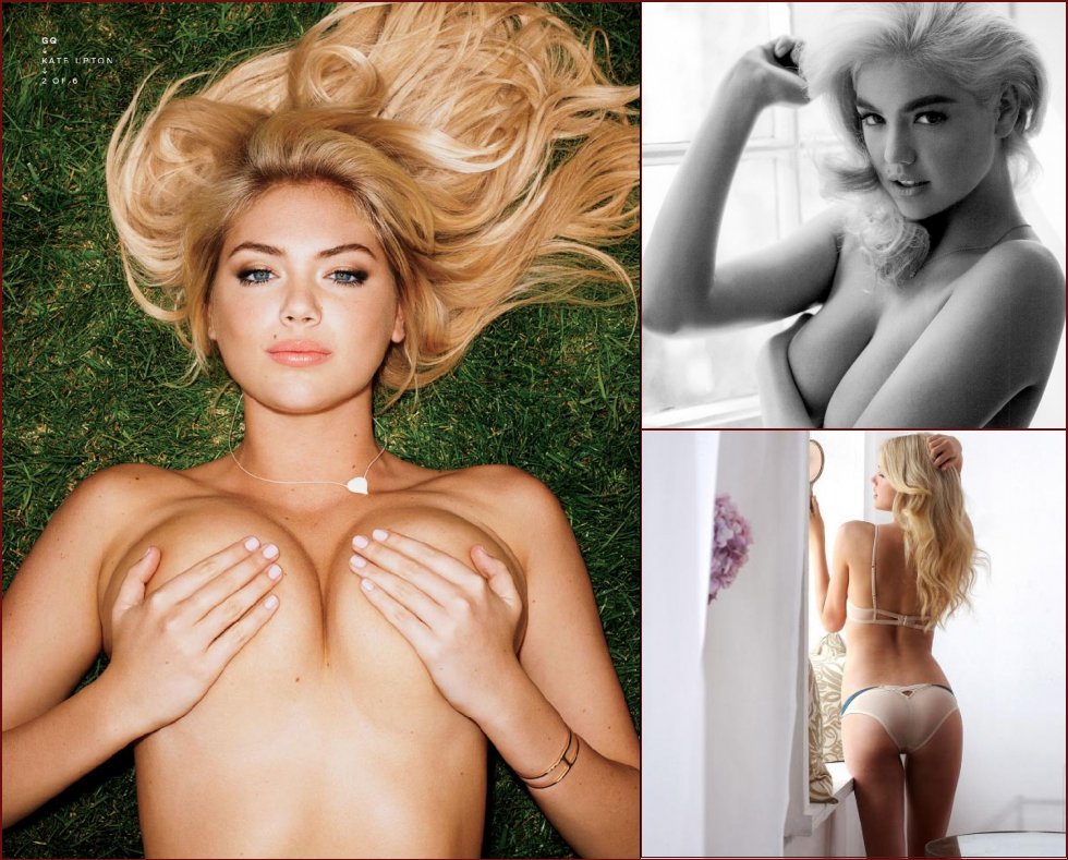 Blonde model with natural boobs - Kate Upton - 17