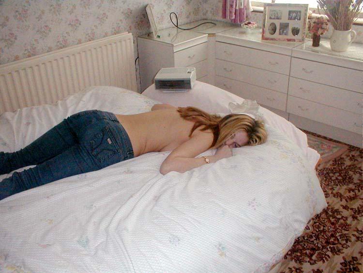 Normal girl on bed - 1