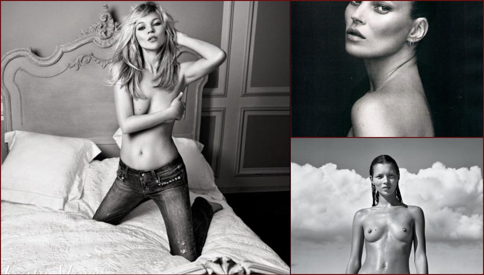 British model in black and white pics - Kate Moss - 83