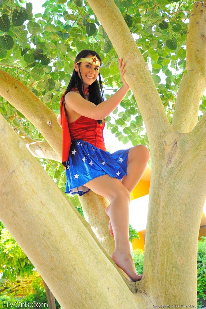Alannah as sexy Wonder Woman - 9