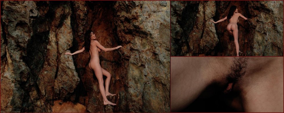 Naked woman goes to cave - Sofia Webber - 21