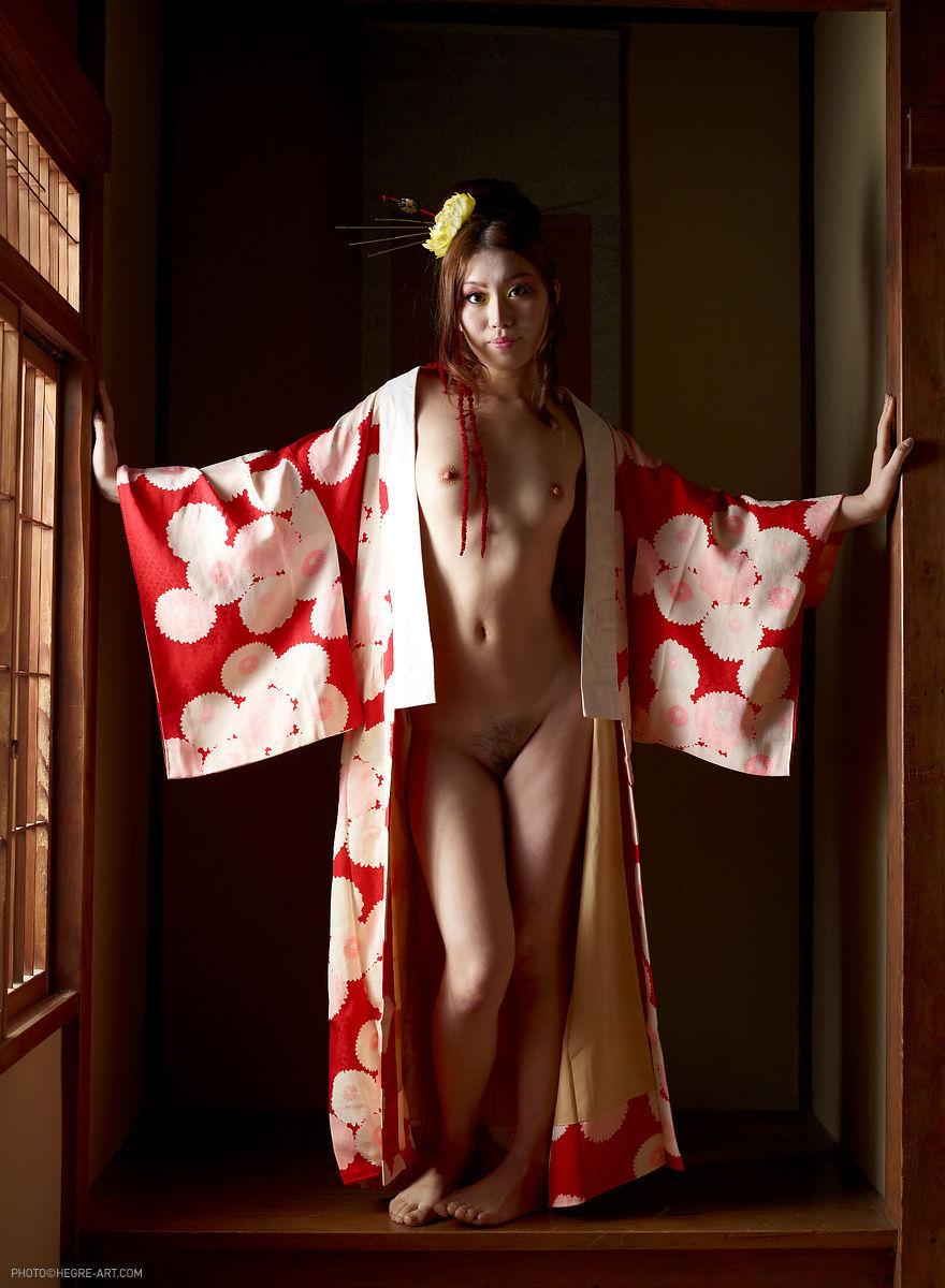 Second part with sexy geisha - Chiaki - 2