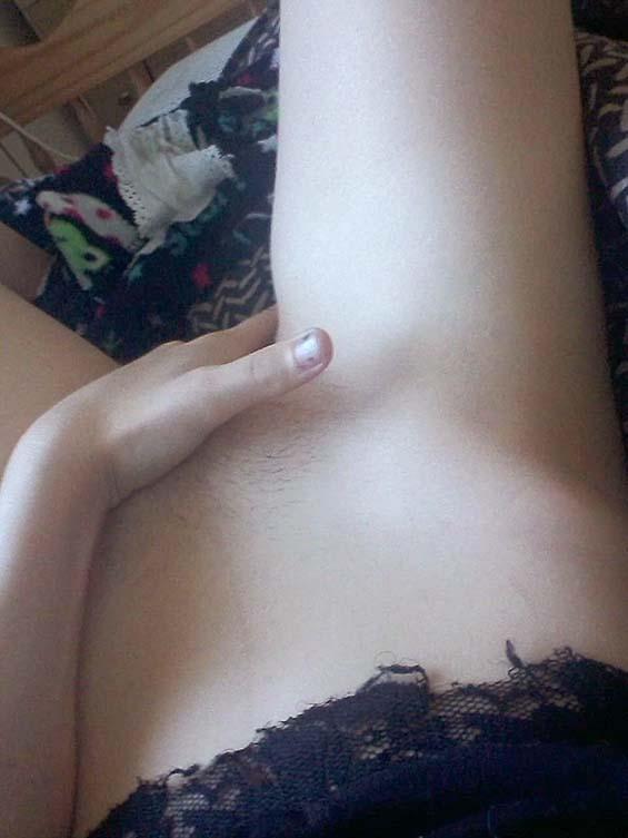 Cute emo girl is showing young body - 8