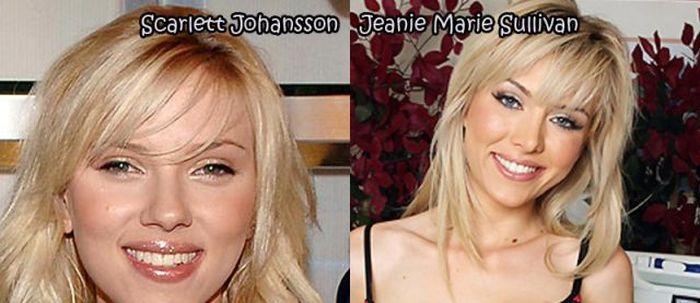 Famous Celebs And Their Pornstars Counterparts 24 Pics