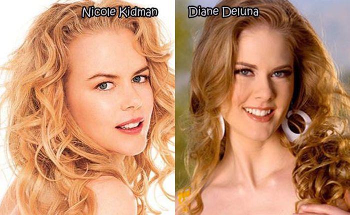 Famous celebs and their pornstars counterparts - 14