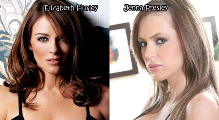 Famous celebs and their pornstars counterparts - 20
