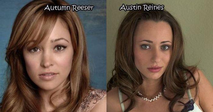 Famous celebs and their pornstars counterparts - 21