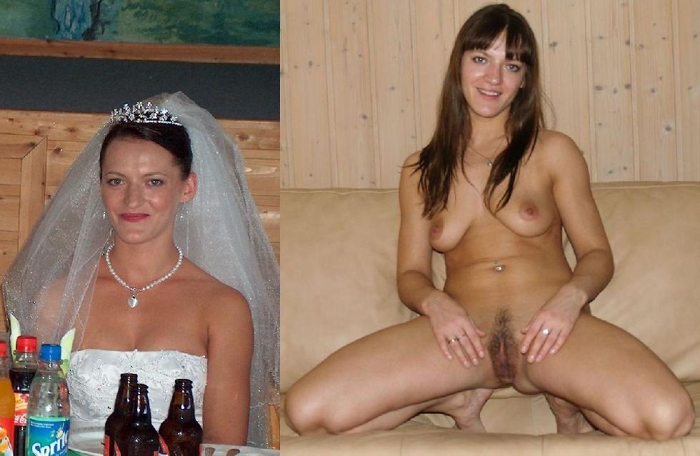 Brides after wedding. 