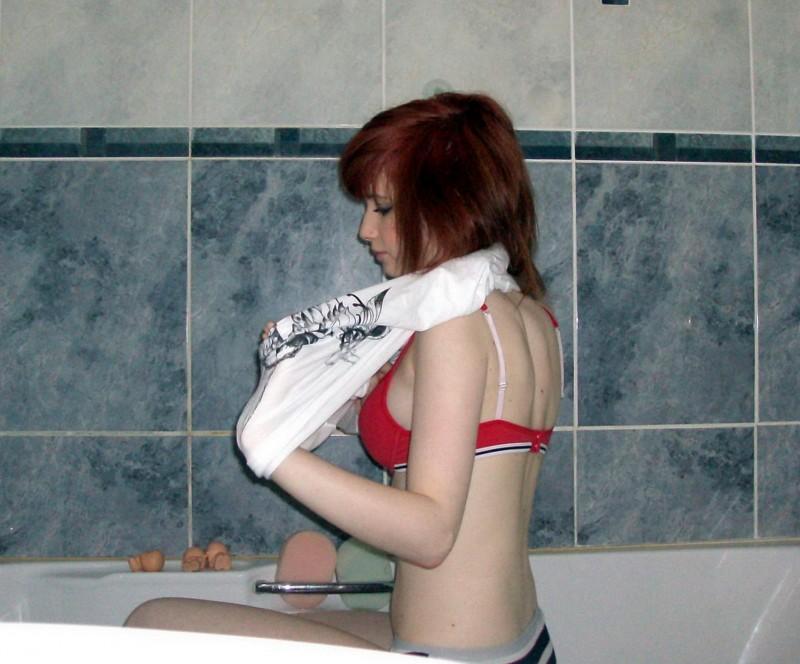 Marvelous teen girl in bathroom - 5
