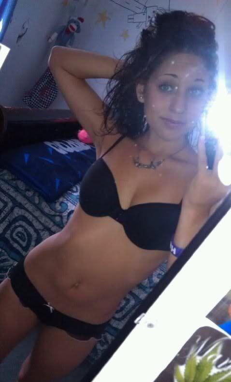 Pretty young girl and her self shots - 1