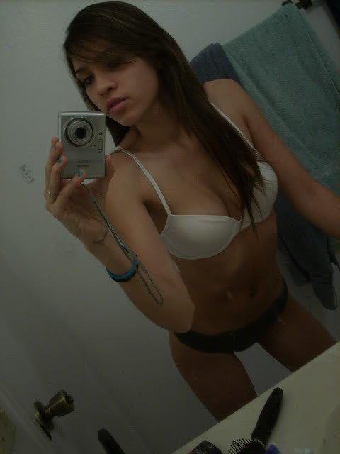 Young Latina girl and her self shots - 12