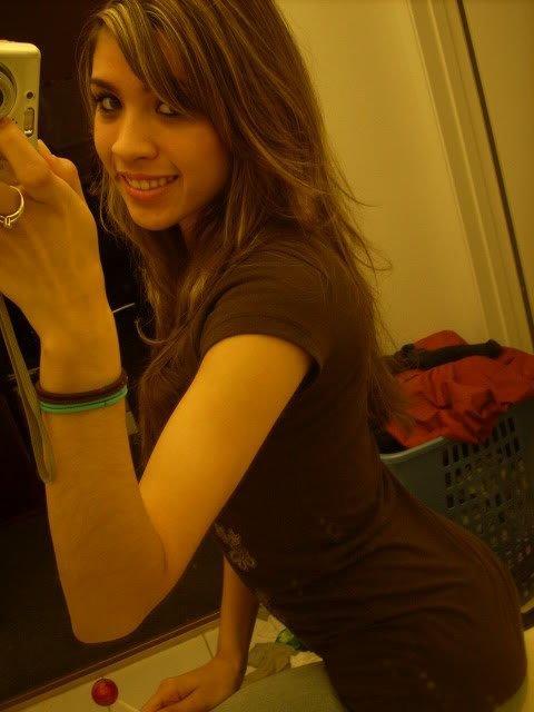 Young Latina girl and her self shots - 5