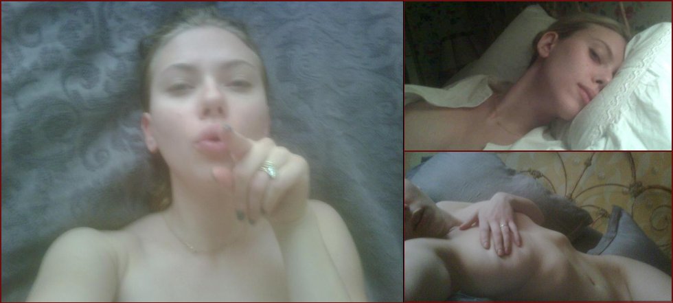 Naked Scarlett Johansson in bed - 34