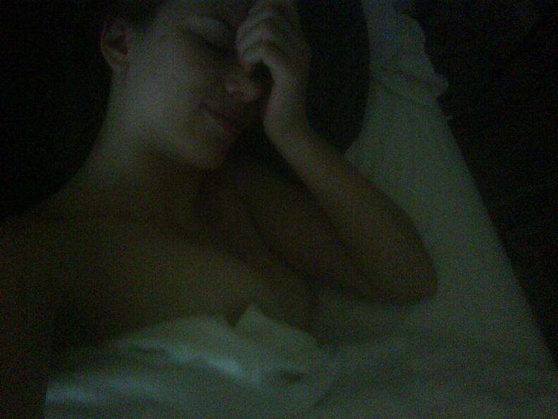 Naked Scarlett Johansson in bed - 1