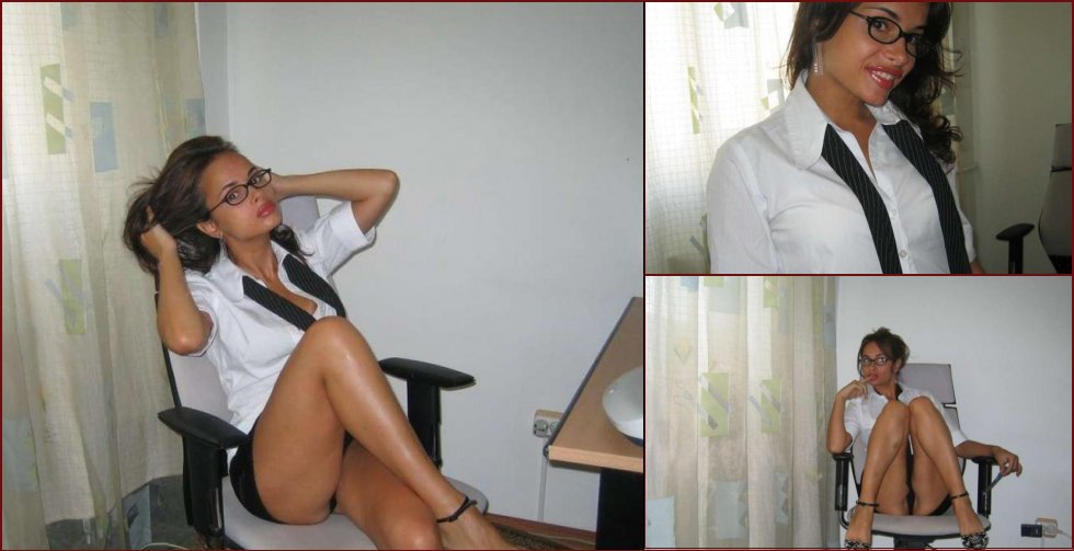 Sexy Latina as hot secretary - 19
