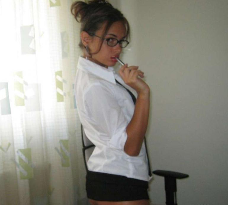 Sexy Latina as hot secretary - 4