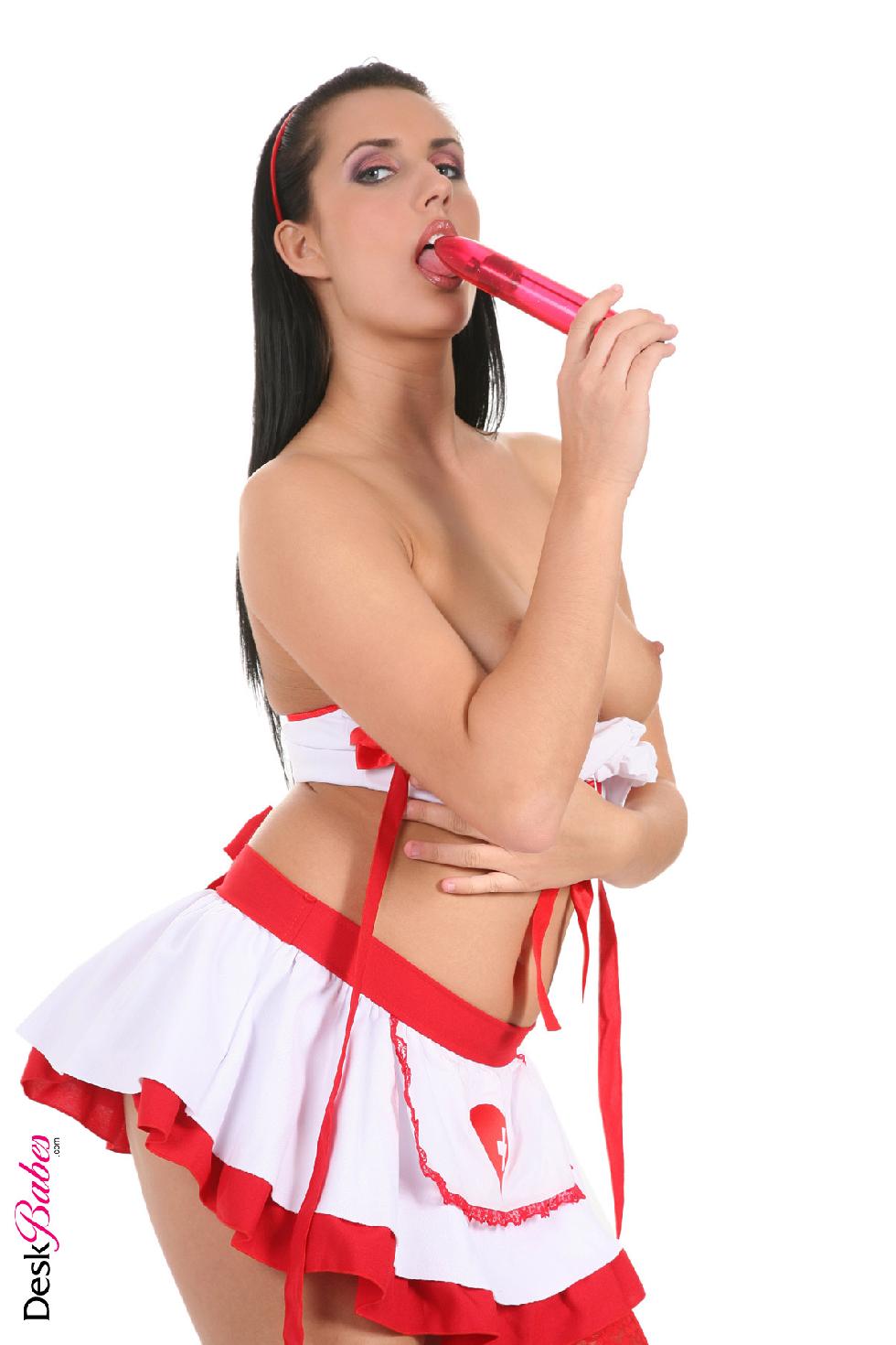 Very naughty nurse and her red tool - Melissa Ria - 4