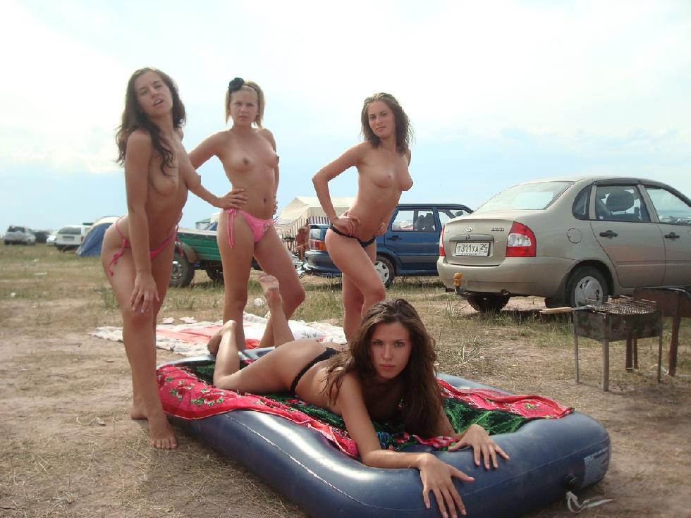 Topless session with few young amateurs - 4