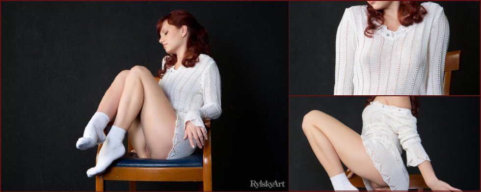 Young redhead in soft photoshoot - Solana - 18