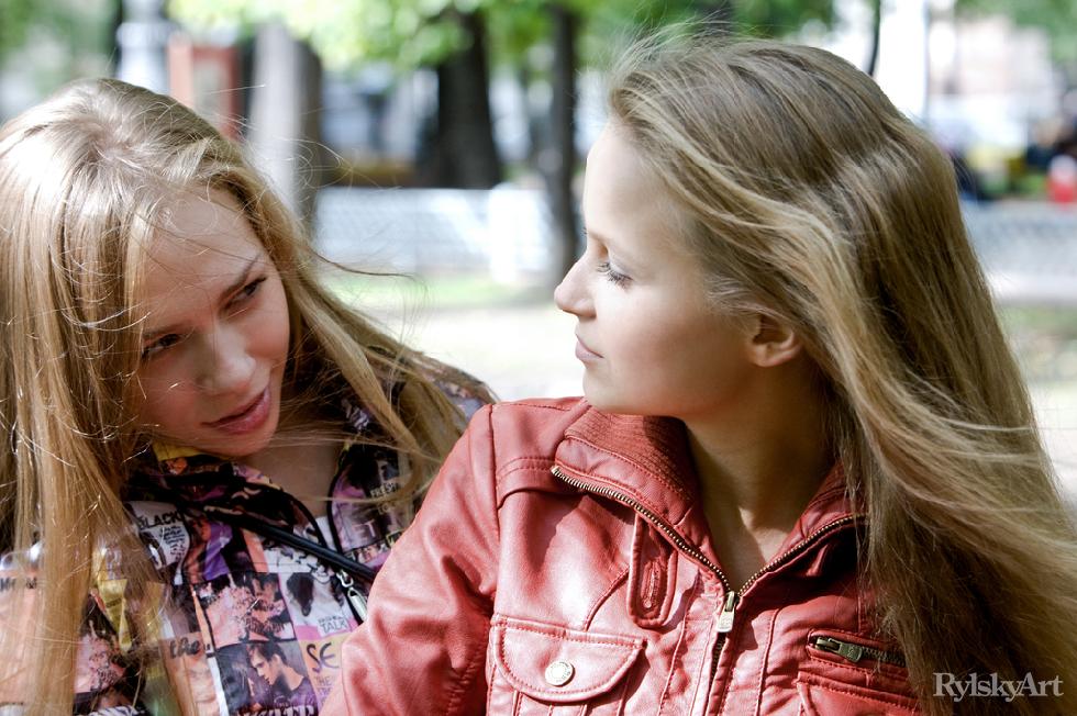 Two young girls in photoshoot - Liv & Alexandra - 4