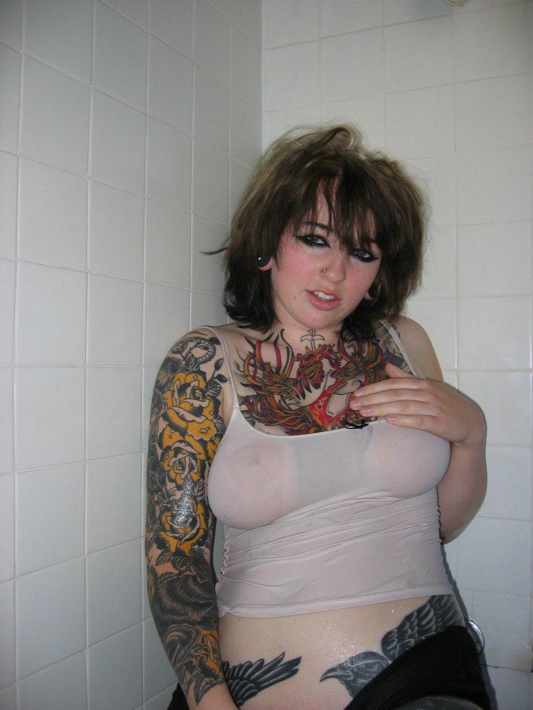 Tattooed, horny and wild girl  - 6