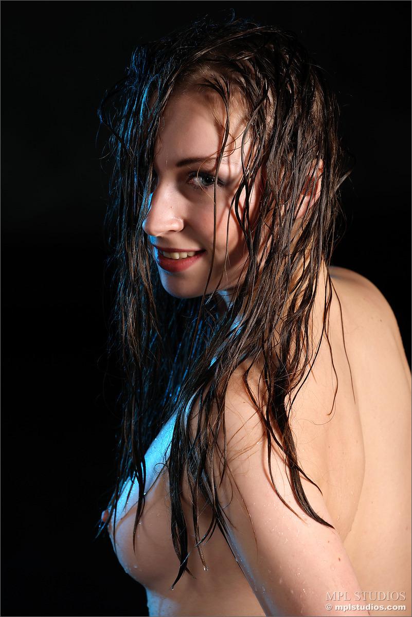 Naked and hot Ira in a studio session  - 10