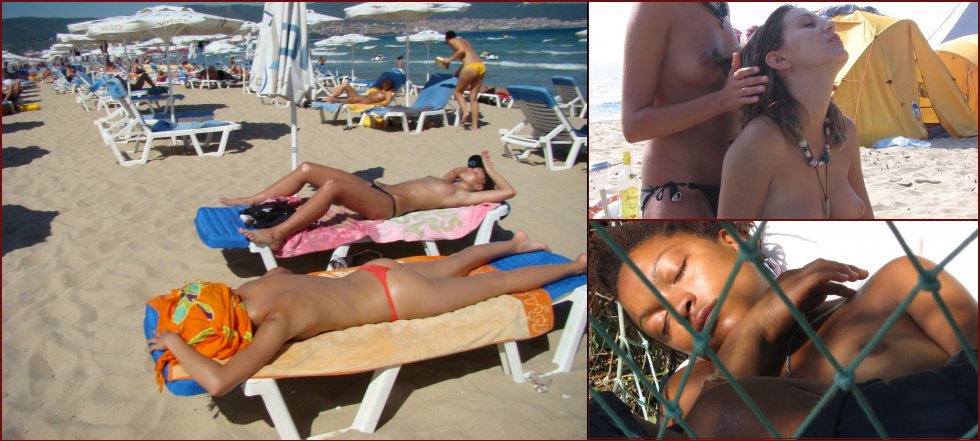 Topless and nude amateurs on the beach. Part 1 - 1