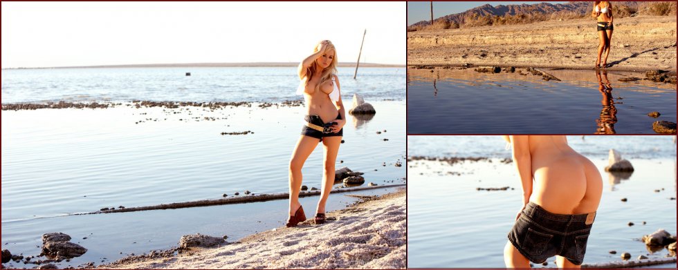 Sunset with sexy blonde named Kayden Kross - 36