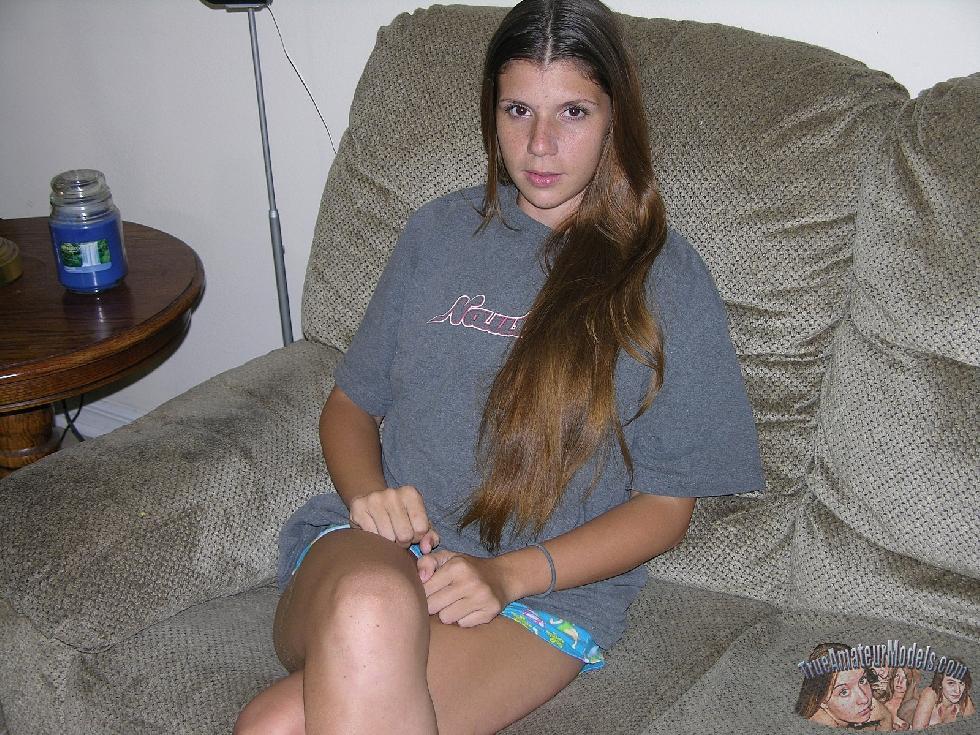 Young amateur with long hair - J.C. - 1