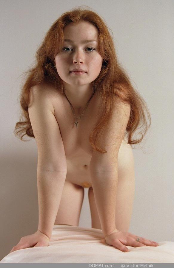 Naked red-haired Ginger in professional session - 3