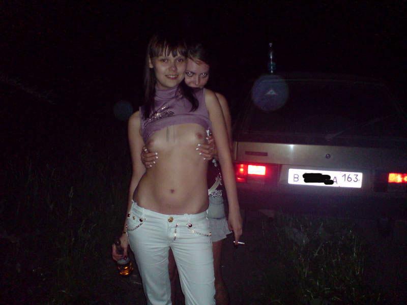 Crazy night with two, young girls - 1