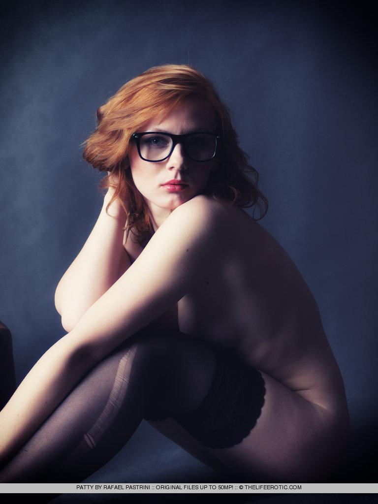 Smart redhead in sexy stockings - Patty - 15