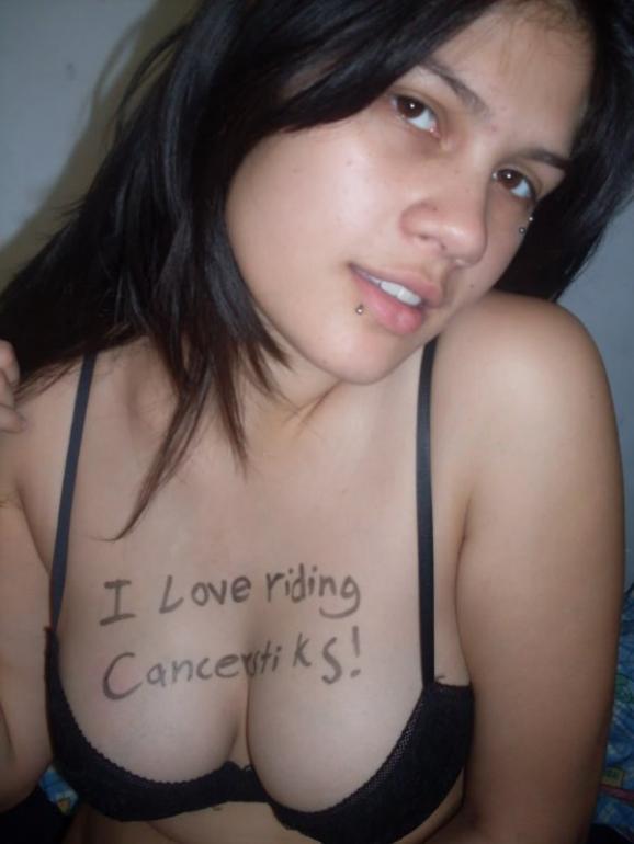 Young Latina shows her big, natural boobs - 11