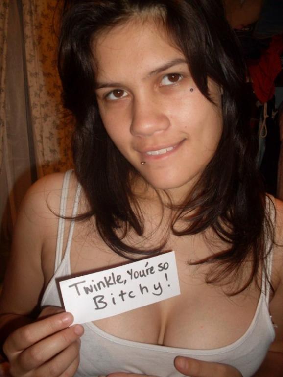 Young Latina shows her big, natural boobs - 7