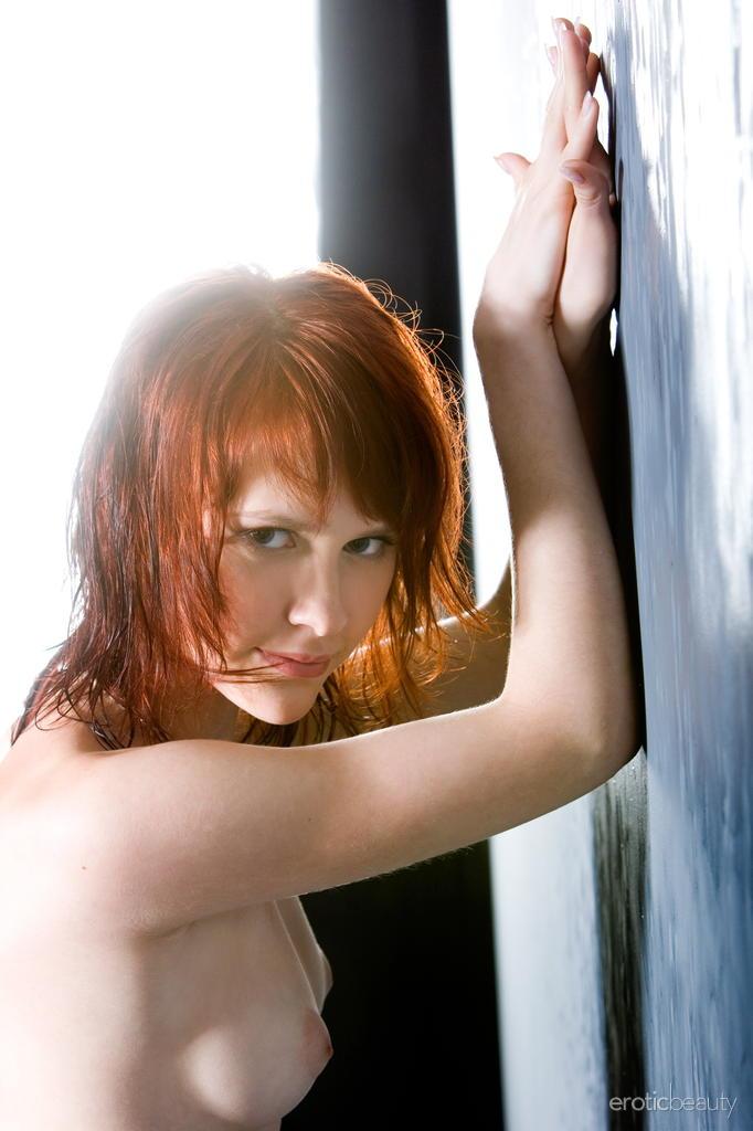 Young red-haired model named Anelie - 1
