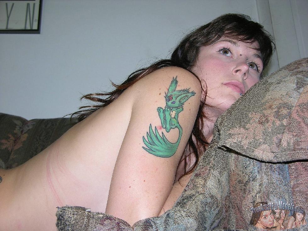 Young girl with tattoos - Aris - 10