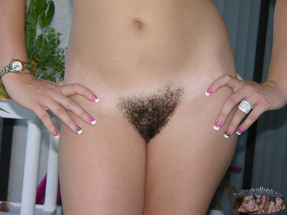 Pretty Kendra Lynn shows hairy pussy - 5