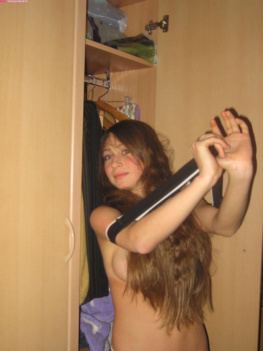 Gorgeous and very shy girl with long hair - 2