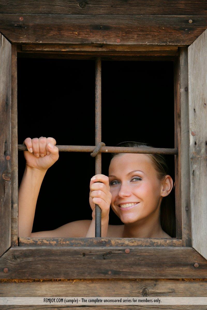 Wonderful Miette is posing naked outdoor - 1