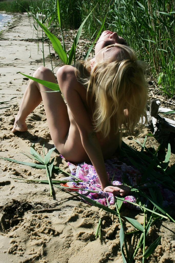 Young Tanusha is posing on the beach. Part 2 - 12