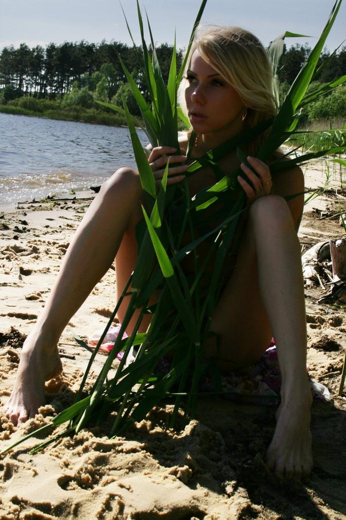 Young Tanusha is posing on the beach. Part 2 - 8