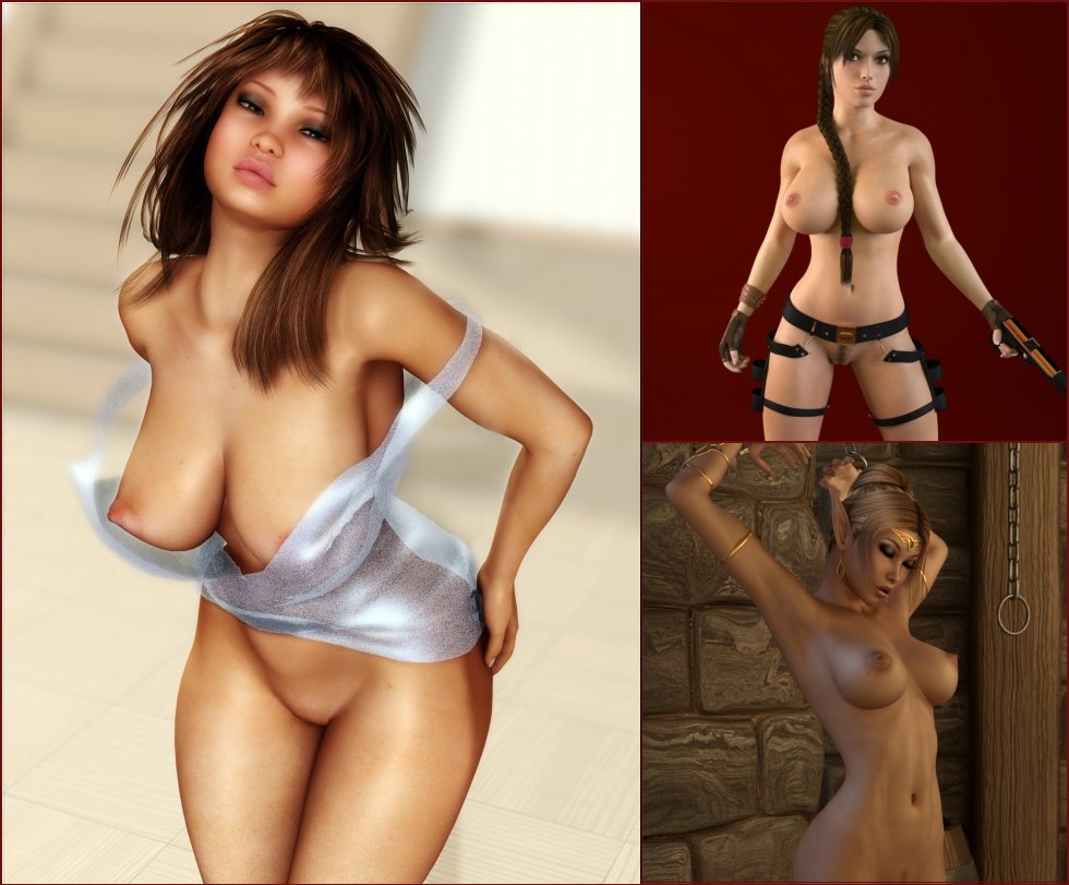 Busty and very hot girls from games - 23