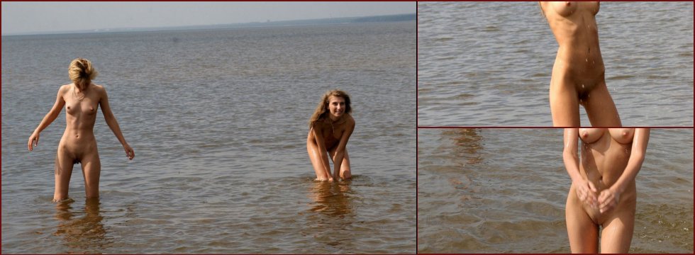 Two naked amateurs on the beach. Part 3 - 3