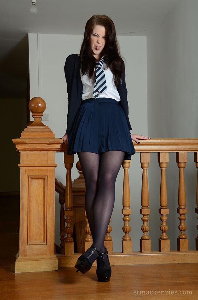 Pretty schoolgirl with long hair - Jessica - 4