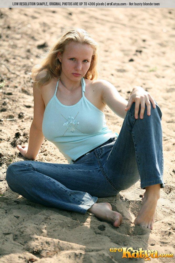 Young Katya is showing her boobies - 9